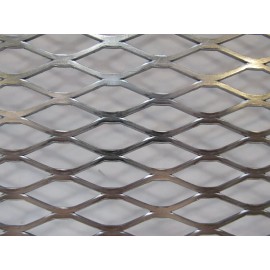 MCNICHOLS ==1/2"--#16. 304 STAINLESS STEEL FLATTENED EXPANDED METAL-- 12" x 12"==