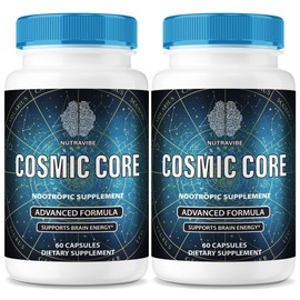 (2 Pack) Cosmic Core Pills – Ancient Formula with a Natural, Premium Blend to Support Focus, Clarity & Everyday Sharpness | Easy-to-Swallow Zodiac-Inspired CosmicCore Capsules Daily (120 Capsules)