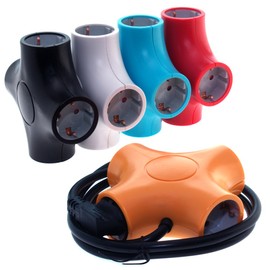 profitec STST 4 WS Socket Star Multiple Socket 4-Way with Child Lock White