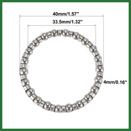 Motoforti 4 Pcs 4mm x 22 Ball Bearings Cages Crank Bearings Wheel Bearing Retainer for Bicycle Long-Lasting