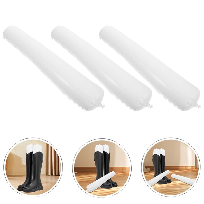 Ciieeo 3pairs Inflatable Boot Brace Boot Shaper for Women Long