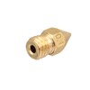 ExcLent 5pcs 1.75 mm/0.1 mm Copper Mk8 Thread Extruder Nozzle