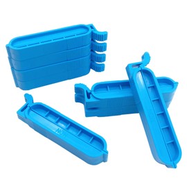 Dialysis Bag Clamp Dialysis Tubing Closure Dialysis Supplies 60mm Multicolor Pack of 12 Blue TXZWJZ