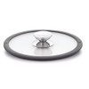 Berndes 20 cm Glass Lid with Black Silicon Rim