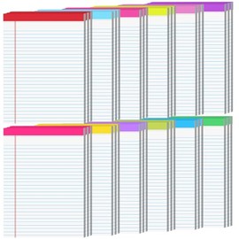 Oleitodh Legal Pads Bulk,5 x 8 Inch Rainbow Notepad-36Pack