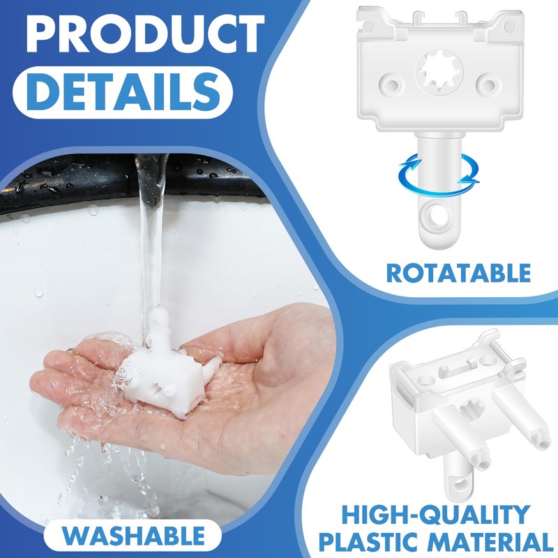 Vercraft 4 Pcs Vertical Blind Wand Control Replacement Vertical Blinds