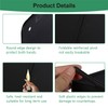 Black Large 4 Sided Splatter Guard for Frying Stove Top,Oil