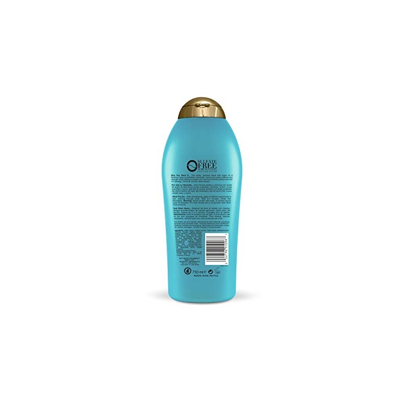 OGX Renewing Moroccan Argan Oil Conditioner, 25.4 Ounce Salon Size