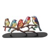 Generic Acrylic Birds On Branch Craft, Flat Bird Craft Statue