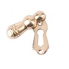 Dart Lined Bell Covered Escutcheon - Polished Brass