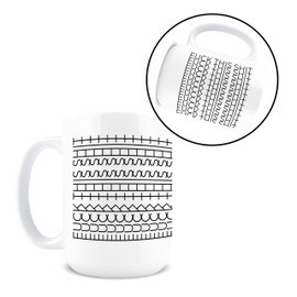 AuraFusion Tassen – 15 oz Keramikbecher mit versteckter Botschaft, Mikrowellengeeignet, Lustiges Geschenk für Frauen und Männer