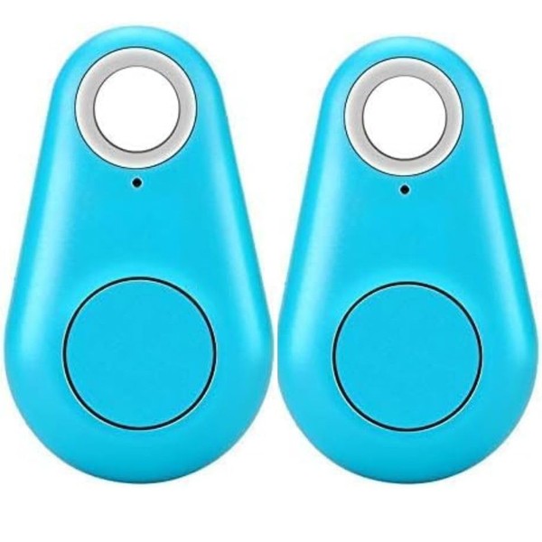 2Pcs Smart GPS Tracker For Kids,Water Droplets Shape Wireless Key