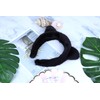 Bonnie Z. Leonardo Broadbrimmed Furry Cat Ears Headband Washing Face