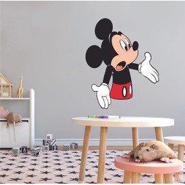 Removable Multicolored Décor Sticker Art Design Vinyl Adhesive Kids Boys Bedroom Wall Decal Home Family Room Famous Cartoon Character Wall Art Decoration 16" x 20"
