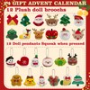 Dkomekii Christmas Advent Calendar Plush Toys for Adult