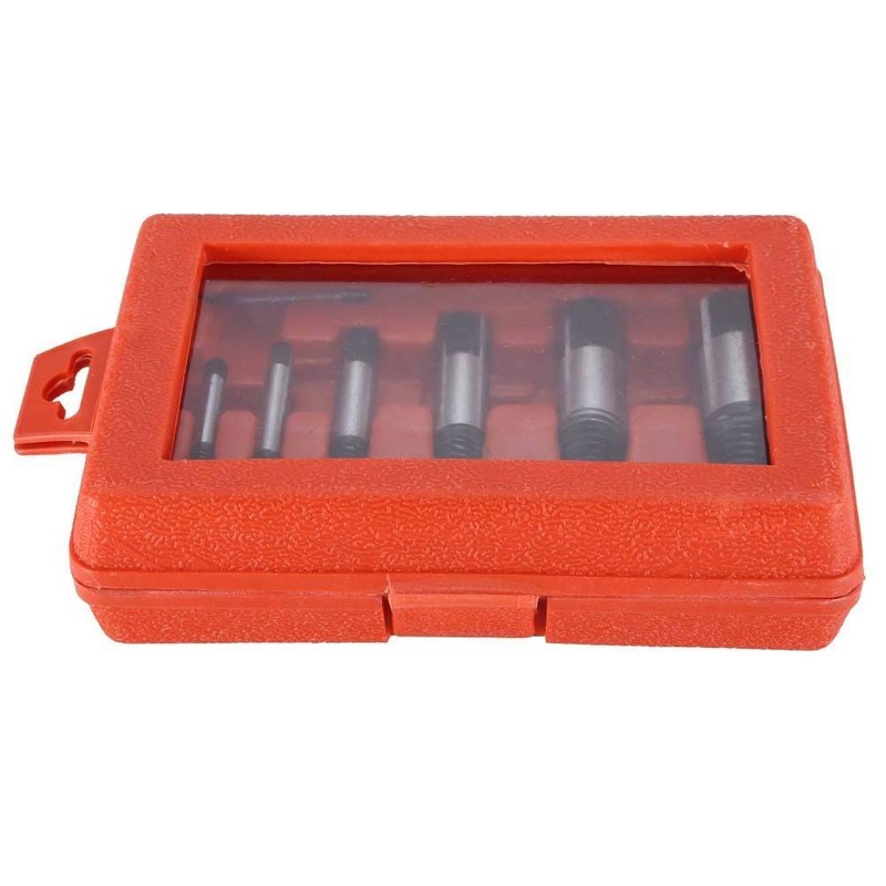 8Pcs Bearing Steel Broken Water Pipe Screw Extractor Damaged Bolt