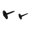 Pollmann Baubeschläge 3596010 Decorative Nails Diameter 13 mm Hammered Head Black Pack of 10