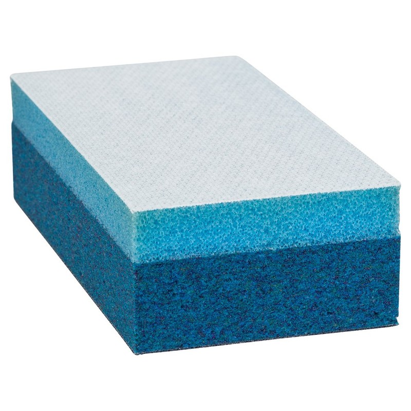 Bosch Professional 2608608586 Hand Sanding Block Set, Blue/White, 70 x