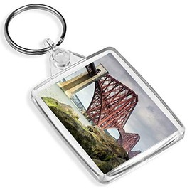 Pretty Forth Road Bridge Keyring - IP02 - Scotland Great Britain #16231