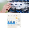 3P+N Miniature Circuit Breaker Ground Fault Leakage Overload Protection Switch