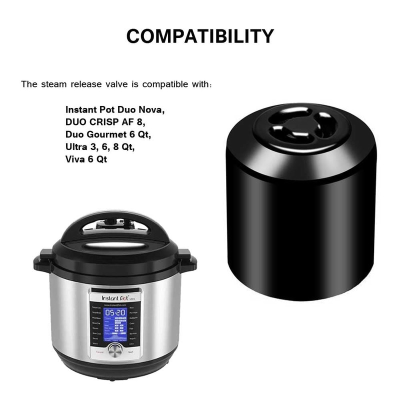 Steam Release Valve Handle for Instant Pot Duo Nova, DUO