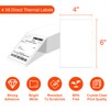 InpourPack 4" x 6" Fanfold Labels Direct Thermal Labels, Shipping