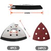 Set of 4 Triangle Sanding Plates, Fine Multimaster Accessories, Fine