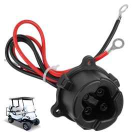 Panglong Golf Cart 48V MAC DC Charger-Plug Powerwise Receptacle fits Yamaha Golf Cart Charger Plug, Suitable for Yamaha G29 Electric 2011-2017 Golf Cart, OEM#JR1-H235A-00, JW9-H6181-00