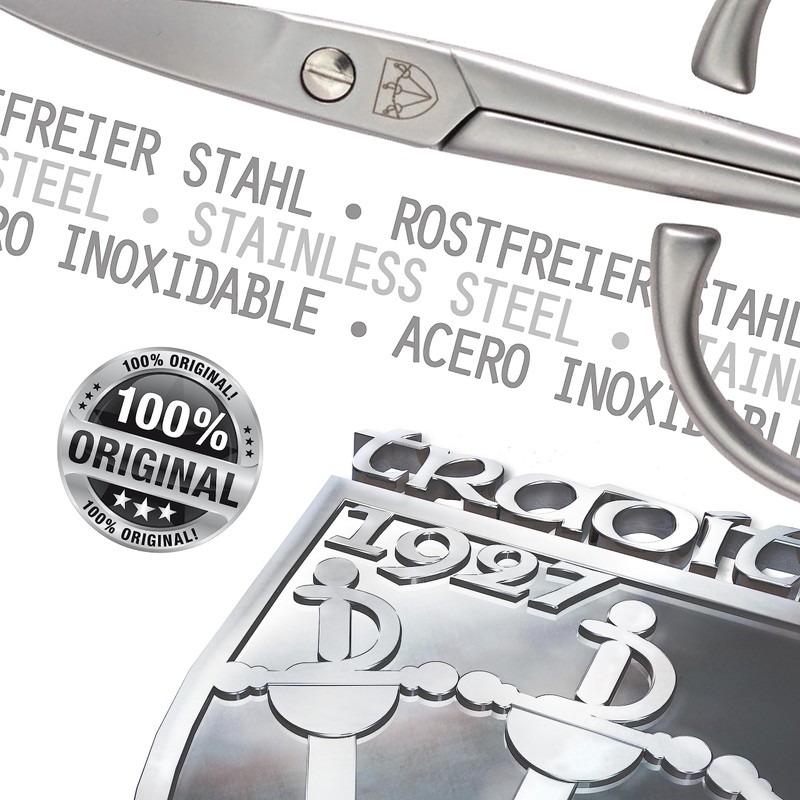 3 Swords Germany - Stainless Steel INOX Curved Nail Scissors