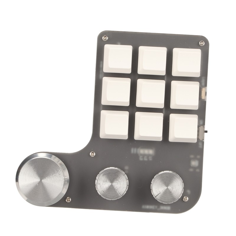 DIY Programmable Keyboard with RGB Light 9 Keys 3 Knobs