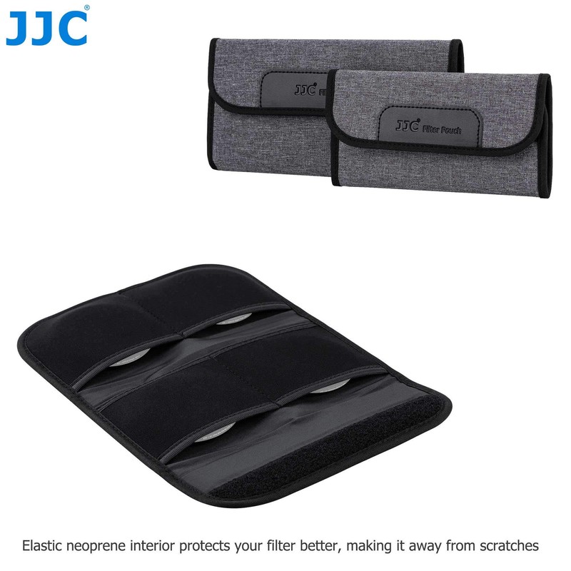 JJC 4 Pockets Filter Case for Round Filter Up to