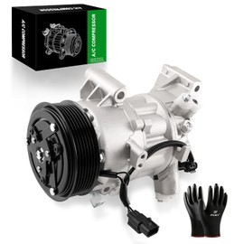Compresor de aire acondicionado con embrague de aire acondicionado compatible con CR-V 2017-2022 (solo 1.5L) y Civic 2016-2021 (solo 1.5L), reemplaza 388105AAA01 388105AAA02 388105AAA03