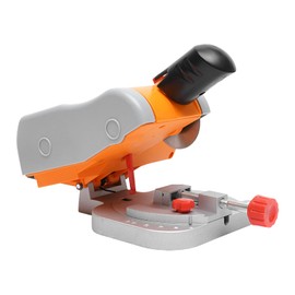 Mini Benchtop Cut-Off Miter Saw Mini Cut Off Saw Bench Top 2" Accurate Precision Cuts Metal Wood Cutting Cutter 0-45° Adjust Miter Gauge Metal Wood Cutting Tool