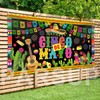 Cinco de Mayo Banner, Large Fabric Mexican Backdrop Decorations, Sign