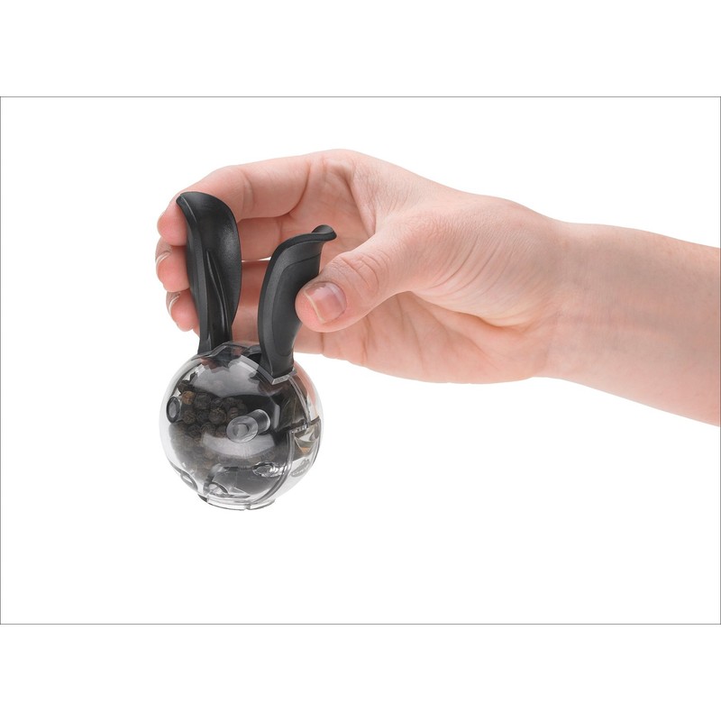 Chef ' n ミニマグネティック ペッパーボールとソルトボールセット ミニ ブラック 27491