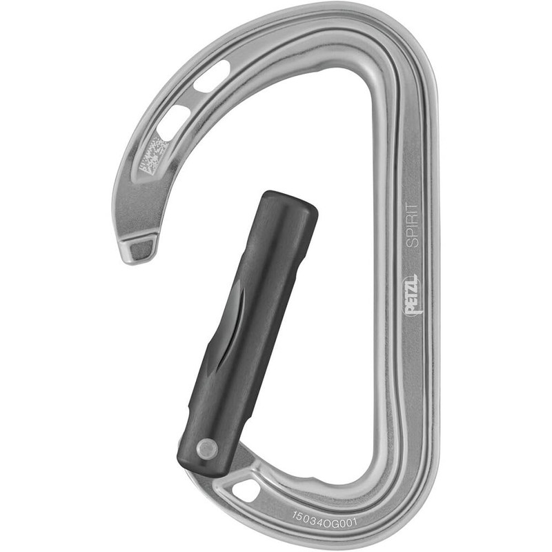 Petzl, Spirit, Carabiner, Grey, U, Unisex Adult