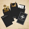 LUXPaper #1 Coin Envelopes in 80 lb. Black Linen, Envelopes