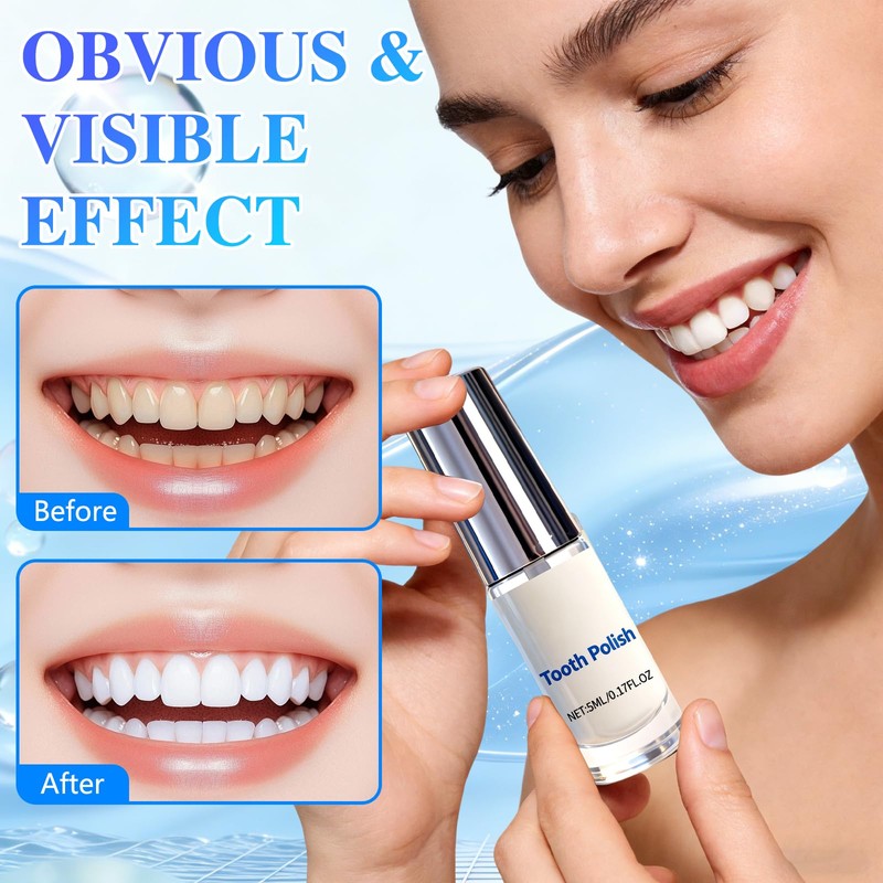 2PCS Tooth Polish, Teeth Paint, Natural Teeth Whitening Paint, Promotes