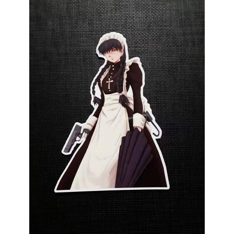 Roberta Black Lagoon Glossy Sticker Anime Waterproof!