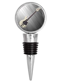 A Bass Guitar Wine Stopper