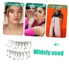 Ipetboom 10pcs False Eyelashes with Mini Rhinestones Natural Fish Tail