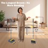 Broom and Dustpan Set with Long Handle - Upright Dustpan