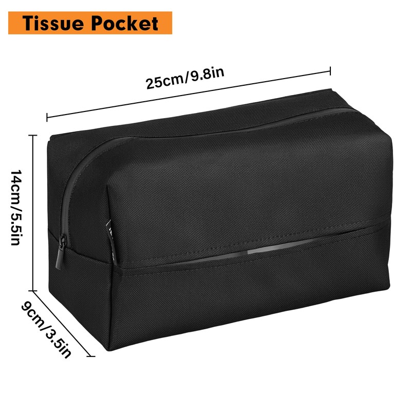 Hook and Loop Backseat Car Organizer, Back Seat Storage Bag