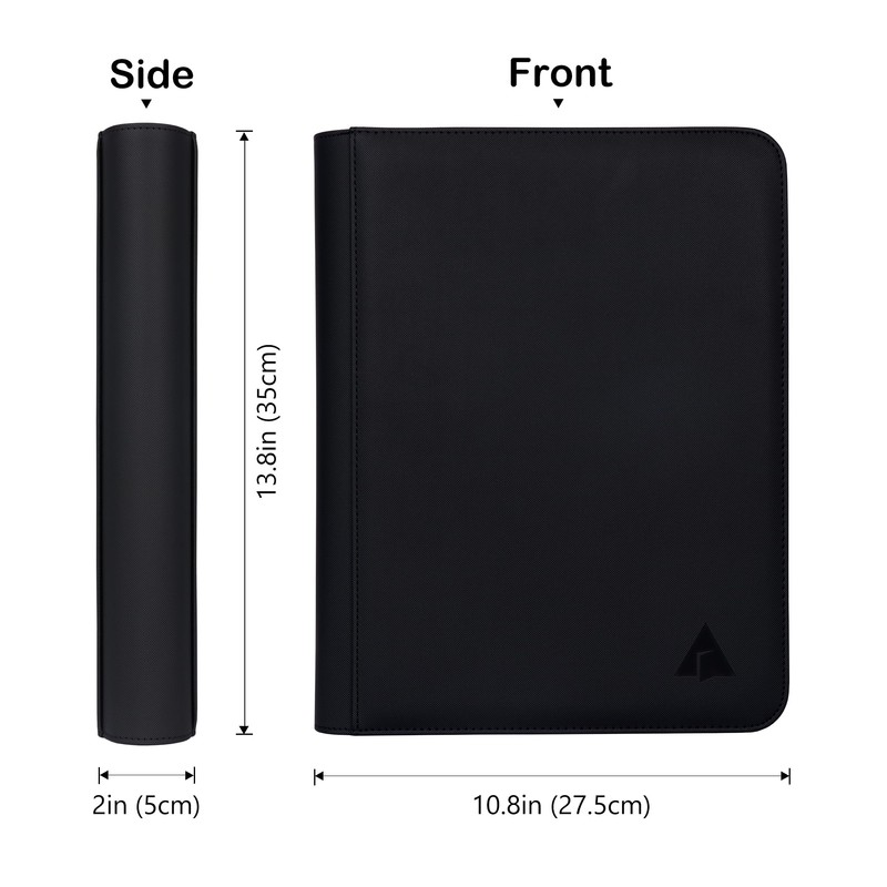 Rayvol Premium 9-Pocket Card Binder - Fits 828 Trading Cards,