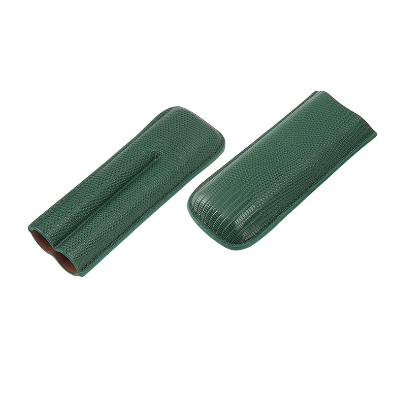 Cigar Case Fashion Elegant Portable Sturdy Crocodilian Skin Texture Faux