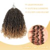 Ainimiu 12 Inch Yanky Twist Crochet Hair for Black Women