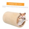 Sosoport Bamboo Hamster Tunnel Chinchilla Hideout Small Pet Activity Toy