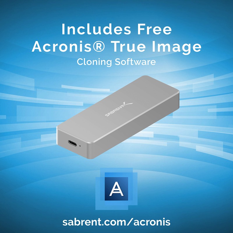 SABRENT M.2 NVMe Enclosure, SSD M2 PCIe USB C 3.2