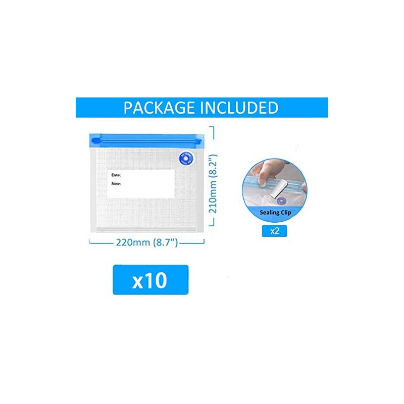 Sous Vide Bags BPA Free Reusable Vacuum Sealer Zipper bags