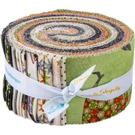 Teresa Kogut Ghoul Friends Rolie Polie 40 2.5-inch Strips Jelly Roll Riley Blake Designs RP-16050-40